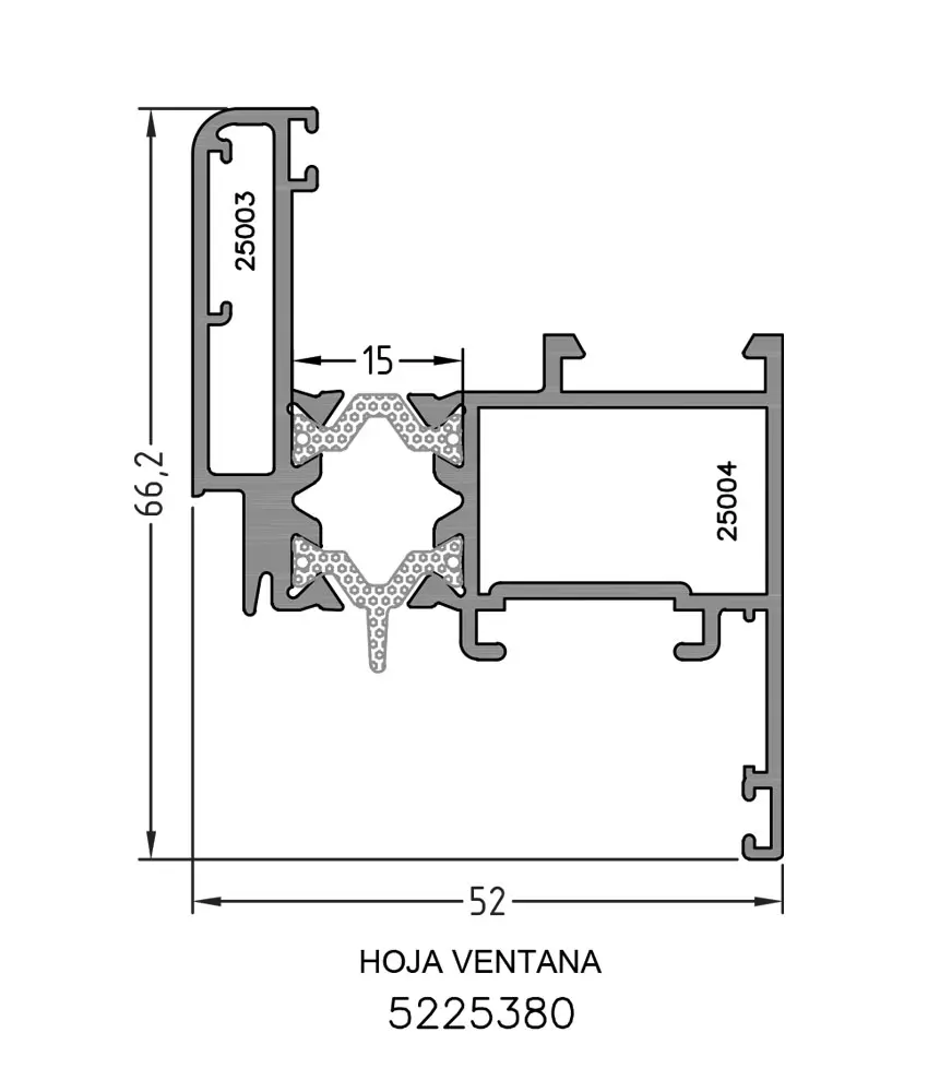 hoja aluprom 25