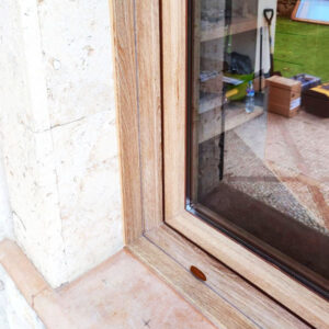 ventana de pvc imitacion madera